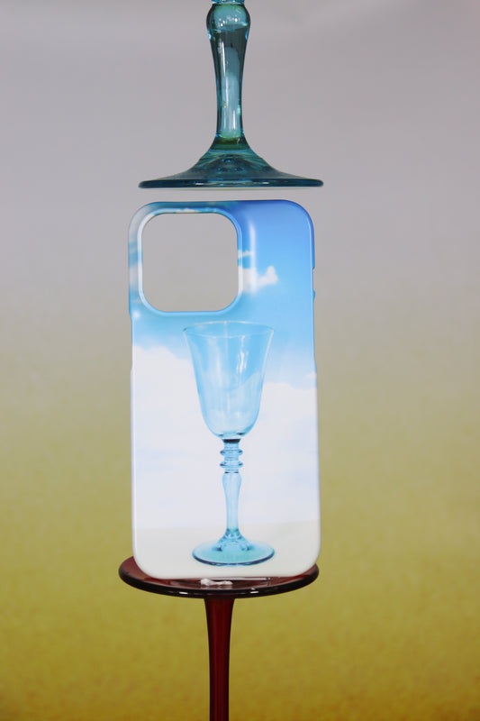 Blue Glass Goblet Phone Case