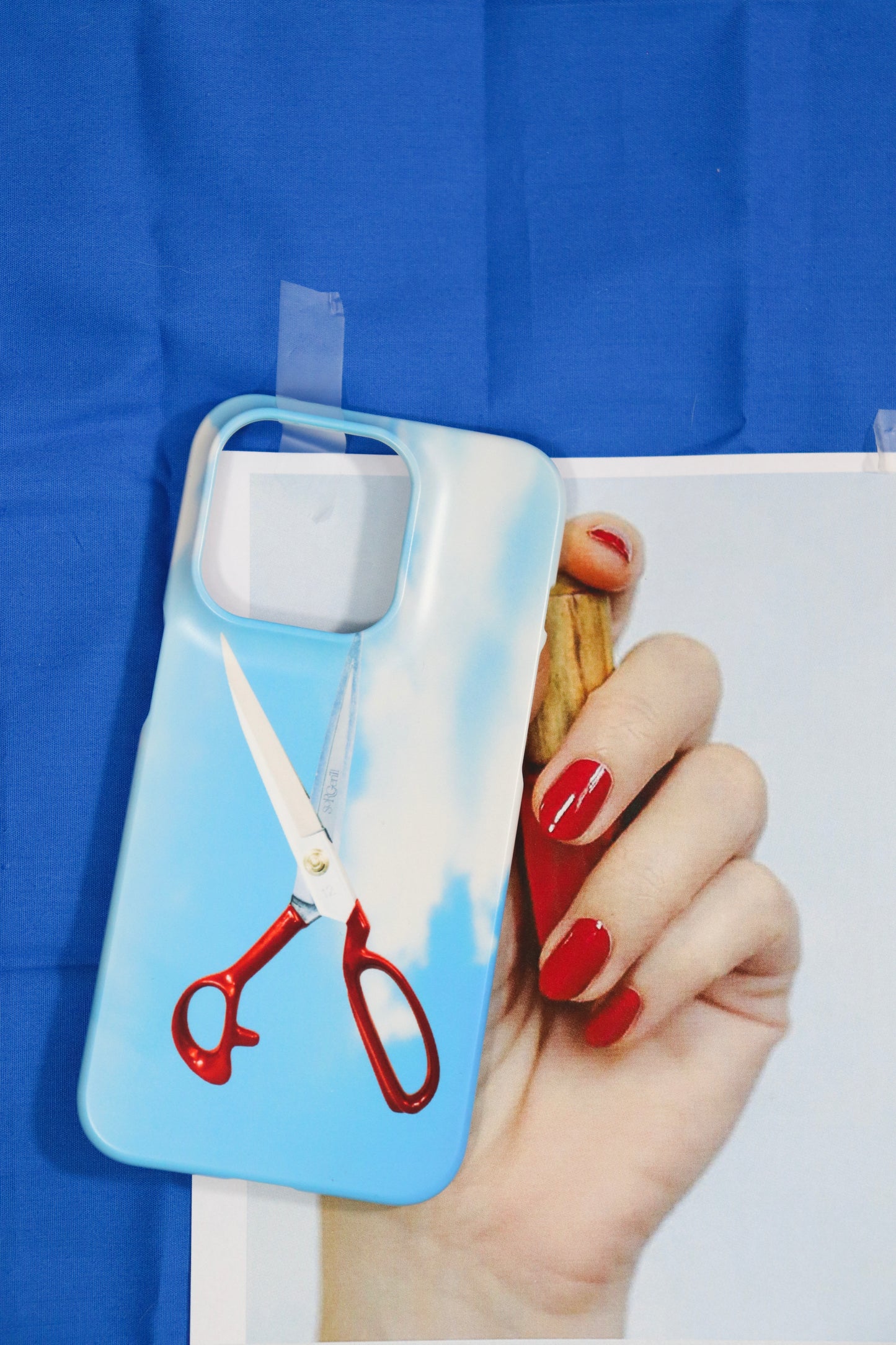 Red Scissors Phone Case